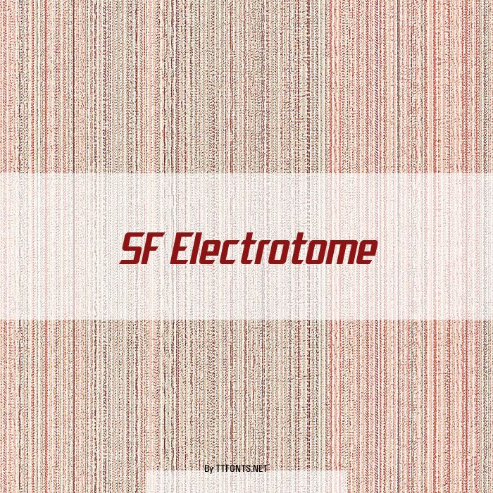 SF Electrotome example